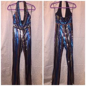 WOW couture Pants - WOW Couture Sequined Jumpsuit WOW couture Pants - WOW Couture Sequined Jumpsuit